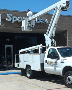 Houston Sign Center Installation